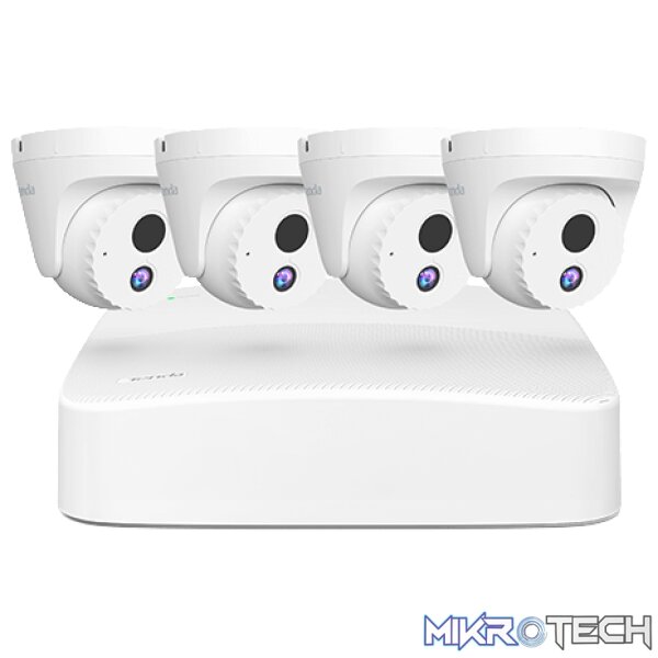 TENDA NVR KIT DOME 4 CHANNEL POE - Image 2