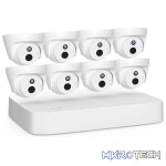 TENDA NVR KIT DOME 8 CHANNEL POE