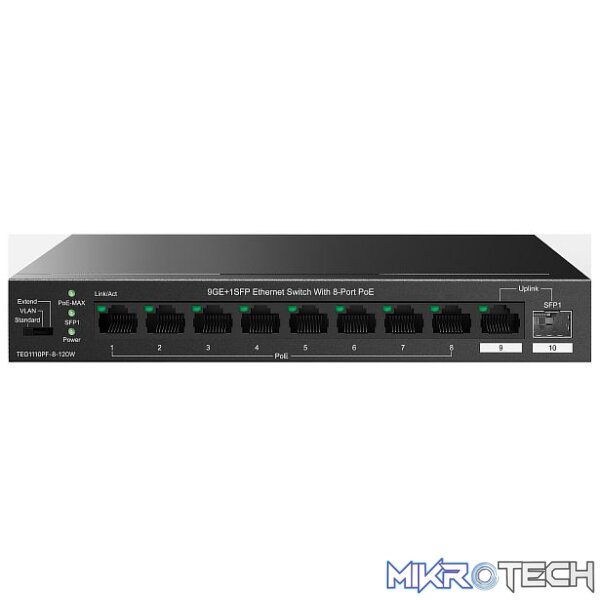 TENDA SWITCH 9GE+1SFP 8PORT POE TENDA SWITCH 9GE+1SFP 8PORT POE