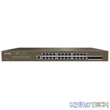 TENDA SWITCH L3 24 PORT GIGABIT 4XSFP