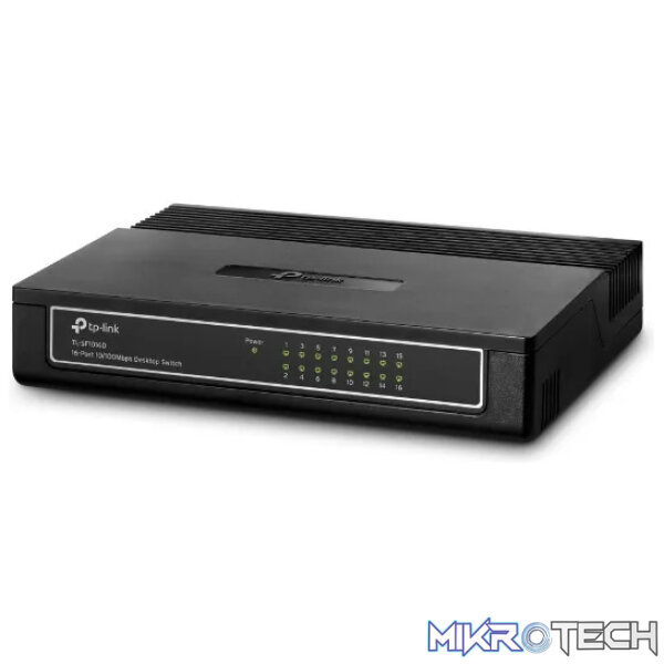 TP-Link 16-Port 10/100 Mbps Desktop Switch TP-Link 16-Port 10/100 Mbps Desktop Switch