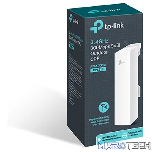 TP-Link 2.4 GHz 300 Mbps 9 dBi Outdoor CPE | CPE210 - Image 4