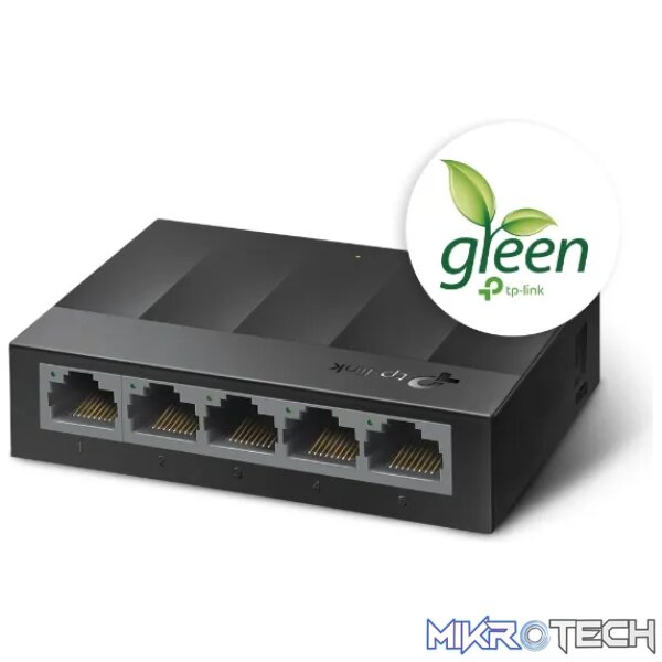 TP-Link 5-Port 10/100/1000Mbps Desktop Network Switch | LS1005G - Image 2