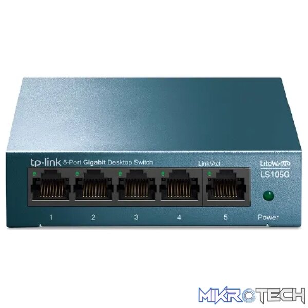 TP-Link 5-Port 10/100/1000Mbps Desktop Network Switch | TL-SG105G - Image 2
