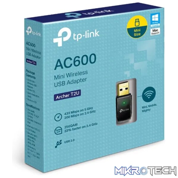 TP-Link AC600 Mini Dual Band Wi-Fi USB Adapter | T2U - Image 4