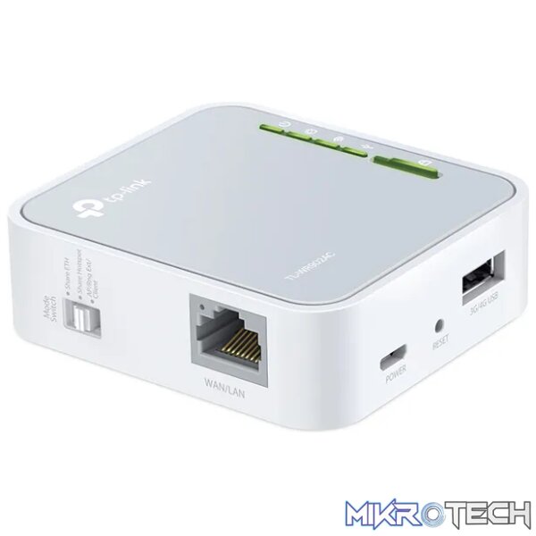 TP-Link AC750 Dual-Band Travel Router | TL-WR902AC TP-Link AC750 Dual-Band Travel Router | TL-WR902AC