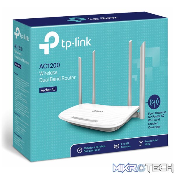 TP-Link Archer A5 AC1200 Dual-Band Wi-Fi Router - Image 4
