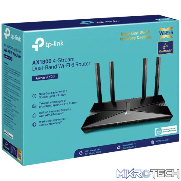 TP-Link Archer AX1800 Wi-Fi 6 Router - Image 4