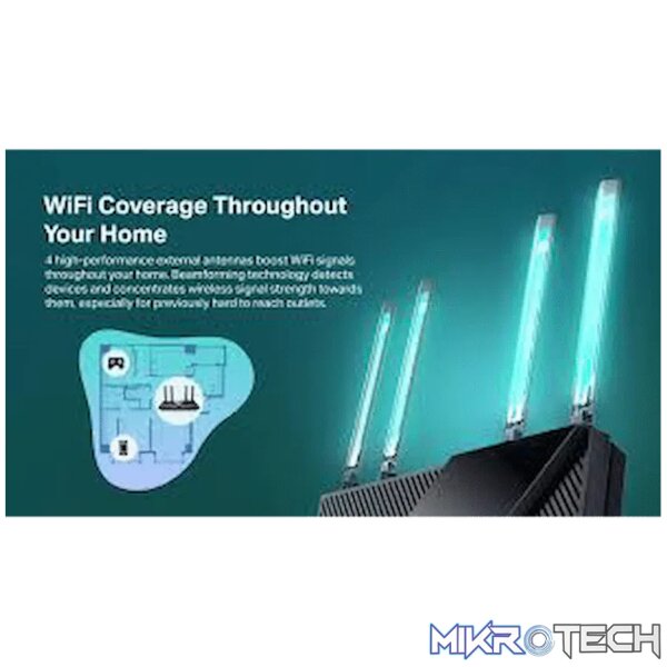 TP-Link Archer AX23 AX1800 Dual-Band Wi-Fi 6 Router - Image 6