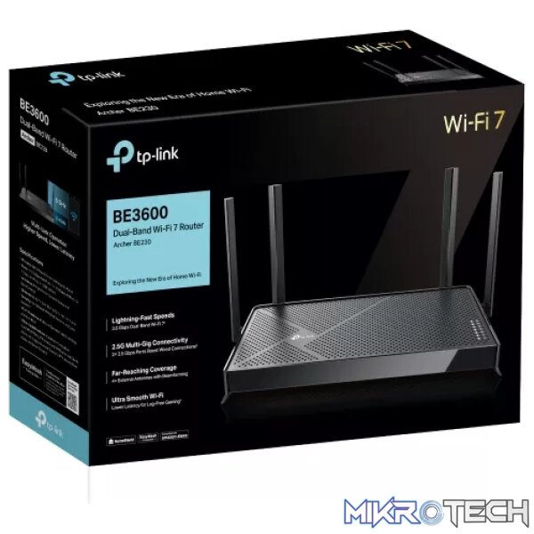 TP-Link Archer BE3600 Dual-Band Wi-Fi 7 Router - Image 4