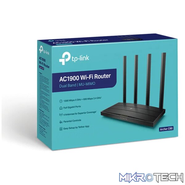 TP-Link Archer C80 AC1900 Dual-Band Wi-Fi Router - Image 4