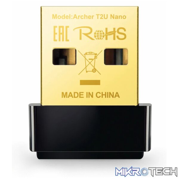 TP-Link Archer T2U Nano AC600 Wireless USB Adapter TP-Link Archer T2U Nano AC600 Wireless USB Adapter