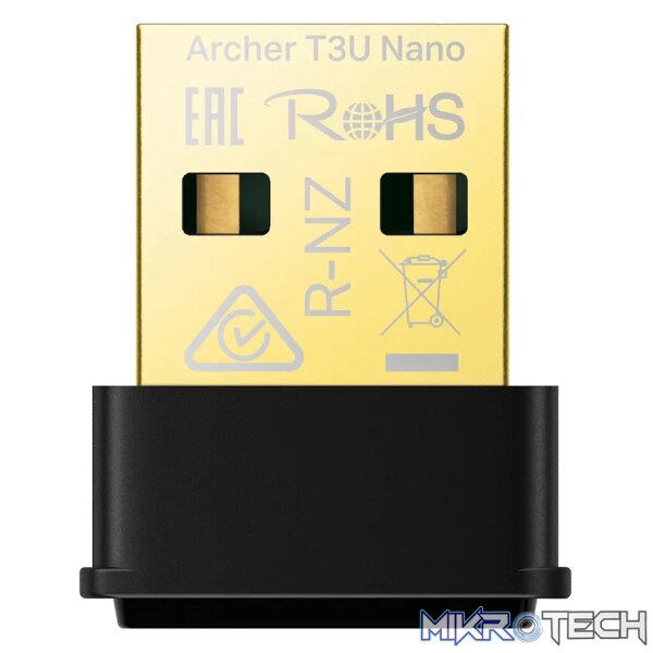 TP-Link Archer T3U Nano AC1300 Wireless MU-MIMO USB Adapter TP-Link Archer T3U Nano AC1300 Wireless MU-MIMO USB Adapter