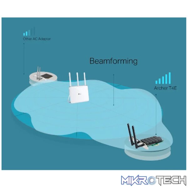 TP-Link Archer T4E AC1200 Wireless Dual-Band PCI Express Adapter - Image 3