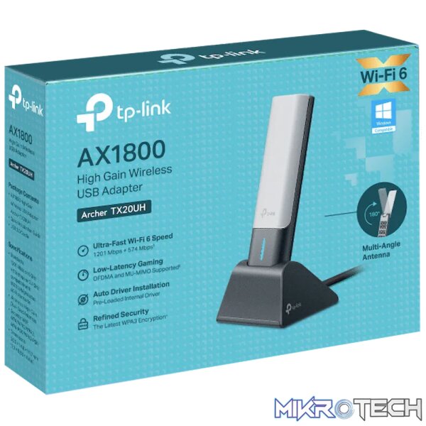 TP-Link Archer TX20UH AX1800 High Gain Wireless USB Adapter - Image 7
