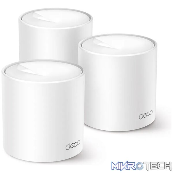 TP-Link Deco AX1500 router Whole Home Mesh Wi-Fi 6 System (3 Pack) TP-Link Deco AX1500 router Whole Home Mesh Wi-Fi 6 System (3 Pack)