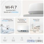 TP-Link Deco BE25 (1-Pack) BE3600 Whole Home Mesh Wi-Fi 7 System - Image 4