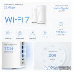 TP-Link Deco BE85 (1-Pack) BE19000 Tri-Band Whole Home Mesh Wi-Fi 7 System - Image 4