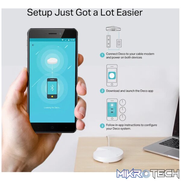 TP-Link Deco M5 (1-Pack) AC1300 Whole Home Mesh Wi-Fi System - Image 5