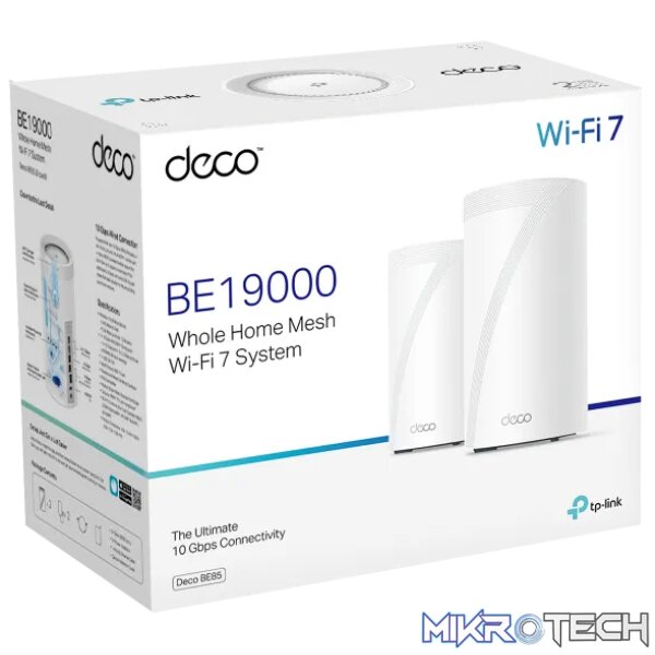 TP-Link Deco Wi-Fi 7 Mesh System (2-pack) | TP-DECOBE85-2P - Image 4