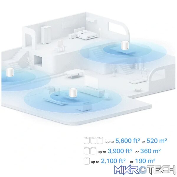 TP-Link Deco X10 (1-Pack) AX1500 Whole Home Mesh Wi-Fi 6 System (Tri-Band) - Image 4