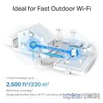 TP-Link Deco X50-Outdoor AX3000 Outdoor/Indoor Mesh Wi-Fi 6 Unit - Image 8