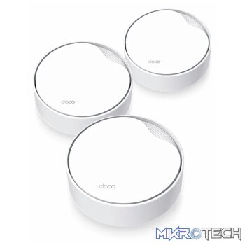 TP-Link Deco X50-POE (3-Pack) AX3000 Whole Home Mesh Wi-Fi 6 System with PoE
