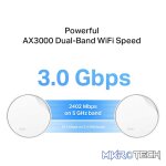 TP-Link Deco X50-PoE (2-Pack) AX3000 Whole Home Mesh Wi-Fi 6 System with PoE - Image 6