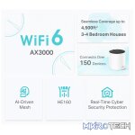 TP-Link Deco X55 (2-Pack) AX3000 Whole Home Mesh Wi-Fi 6 System - Image 3