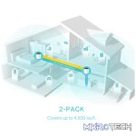 TP-Link Deco X55 (2-Pack) AX3000 Whole Home Mesh Wi-Fi 6 System - Image 4