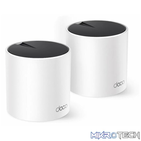 TP-Link Deco X55 (2-Pack) AX3000 Whole Home Mesh Wi-Fi 6 System TP-Link Deco X55 (2-Pack) AX3000 Whole Home Mesh Wi-Fi 6 System