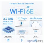 TP-Link Deco XE200 (2-Pack) AXE11000 Whole Home Mesh Wi-Fi 6E System (Tri-Band) - Image 3
