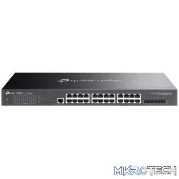 TP-Link JetStream 24-Port Gigabit L2+ Managed Switch with 4 10GE SFP+ Slots