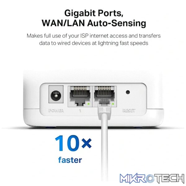 TP-Link Mercusys Halo H30G (2-Pack) AC1300 Whole Home Mesh Wi-Fi System - Image 8