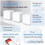 TP-Link Mercusys Halo H30G (3-Pack) AC1300 Whole Home Mesh Wi-Fi System - Image 3