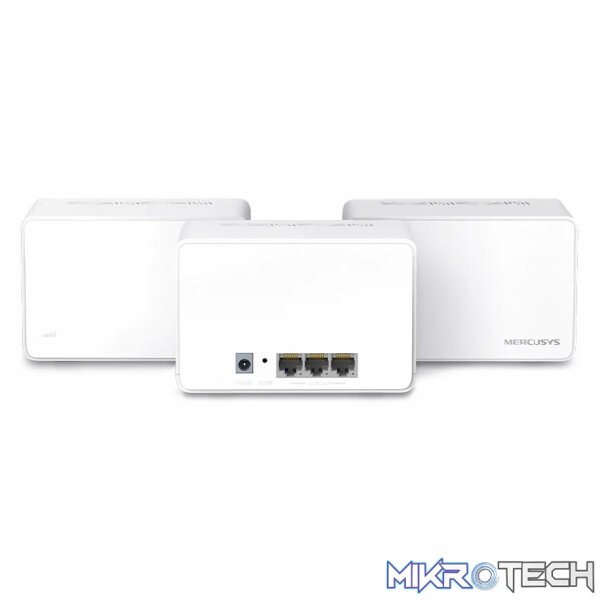 TP-Link Mercusys Halo H80X (3-Pack) AX3000 Wi-Fi 6 Mesh System - Image 2