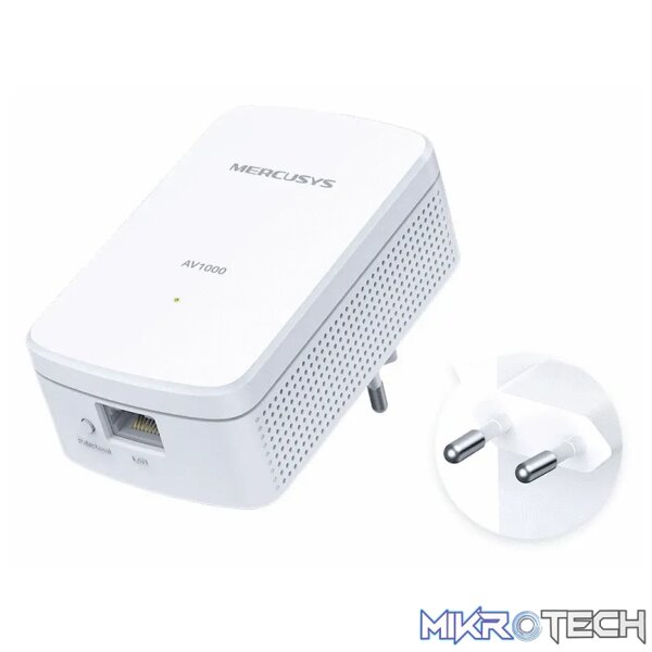 TP-Link Mercusys MP500 KIT AV1000 Gigabit Powerline Starter Kit - Image 2