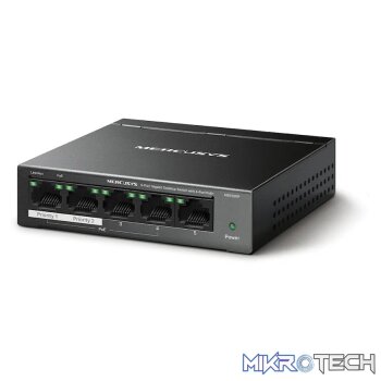 TP-Link Mercusys MS105GP 5-Port Gigabit Desktop Switch with 4-Port PoE+