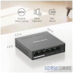 TP-Link Mercusys MS105GP 5-Port Gigabit Desktop Switch with 4-Port PoE+ - Image 10