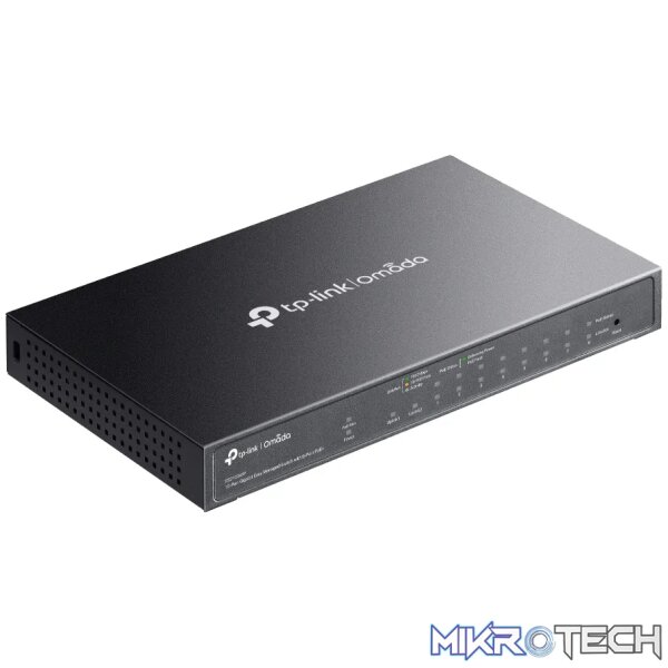 TP-Link Omada 10-Port Gigabit Easy Managed Switch with 8-Port PoE+ - Image 3