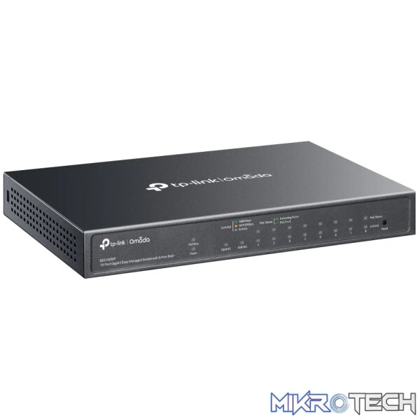 TP-Link Omada 10-Port Gigabit Easy Managed Switch with 8-Port PoE+ - Image 4