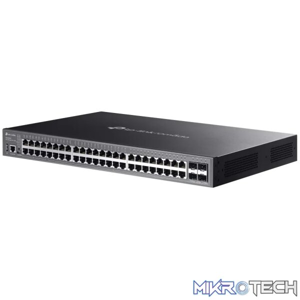 TP-Link Omada 48-Port Gigabit Stackable Lite L3 Managed PoE++ Switch with 4× 10G Slots - Image 3