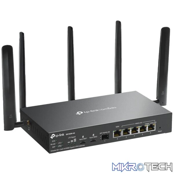 TP-Link Omada 4G+ Cat6 AX3000 Gigabit VPN Router - Image 2
