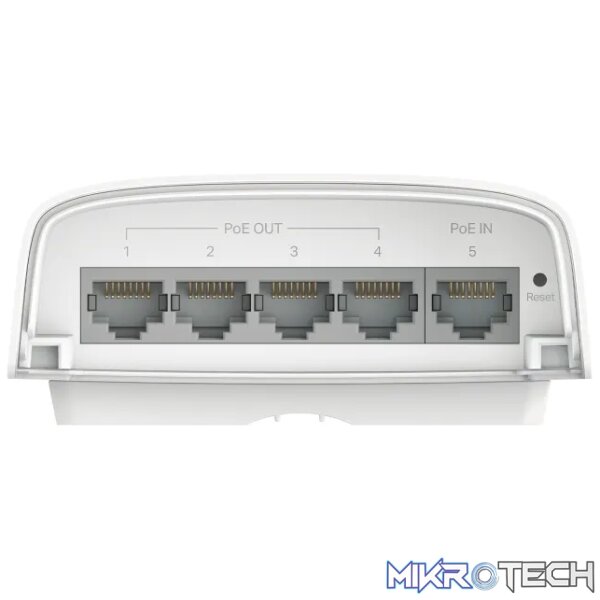TP-Link Omada 5-Port Outdoor Gigabit Smart Switch with 1-Port PoE++ in and 4-Port PoE+ out - Image 2