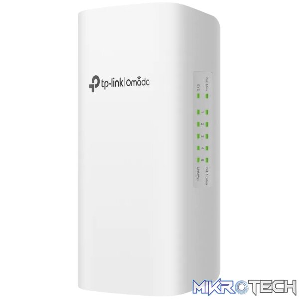 TP-Link Omada 5-Port Outdoor Gigabit Smart Switch with 1-Port PoE++ in and 4-Port PoE+ out TP-Link Omada 5-Port Outdoor Gigabit Smart Switch with 1-Port PoE++ in and 4-Port PoE+ out