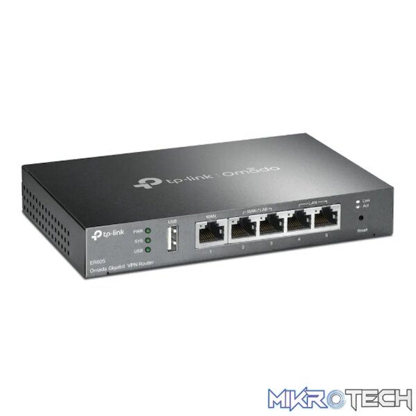 TP-Link Omada ER605 Omada Gigabit VPN Router TP-Link Omada ER605 Omada Gigabit VPN Router