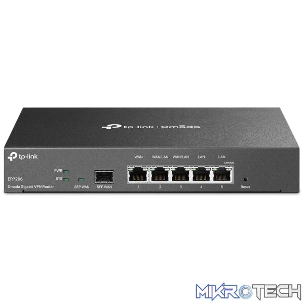 TP-Link Omada Gigabit VPN Router | ER7206 TP-Link Omada Gigabit VPN Router | ER7206