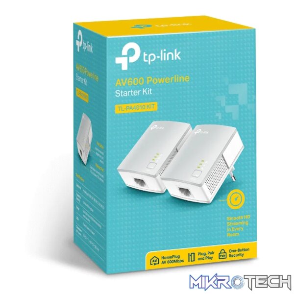 TP-Link PA4010-KIT AV500 Powerline Wi-Fi Kit - Image 3