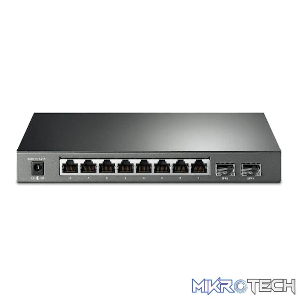 TP-Link SG2210P JetStream 10-Port Gigabit Smart Switch with 8-Port PoE+ - Image 2