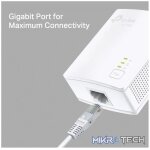 TP-Link TL-PA7017KIT AV1000 Gigabit Powerline Starter Kit - Image 7